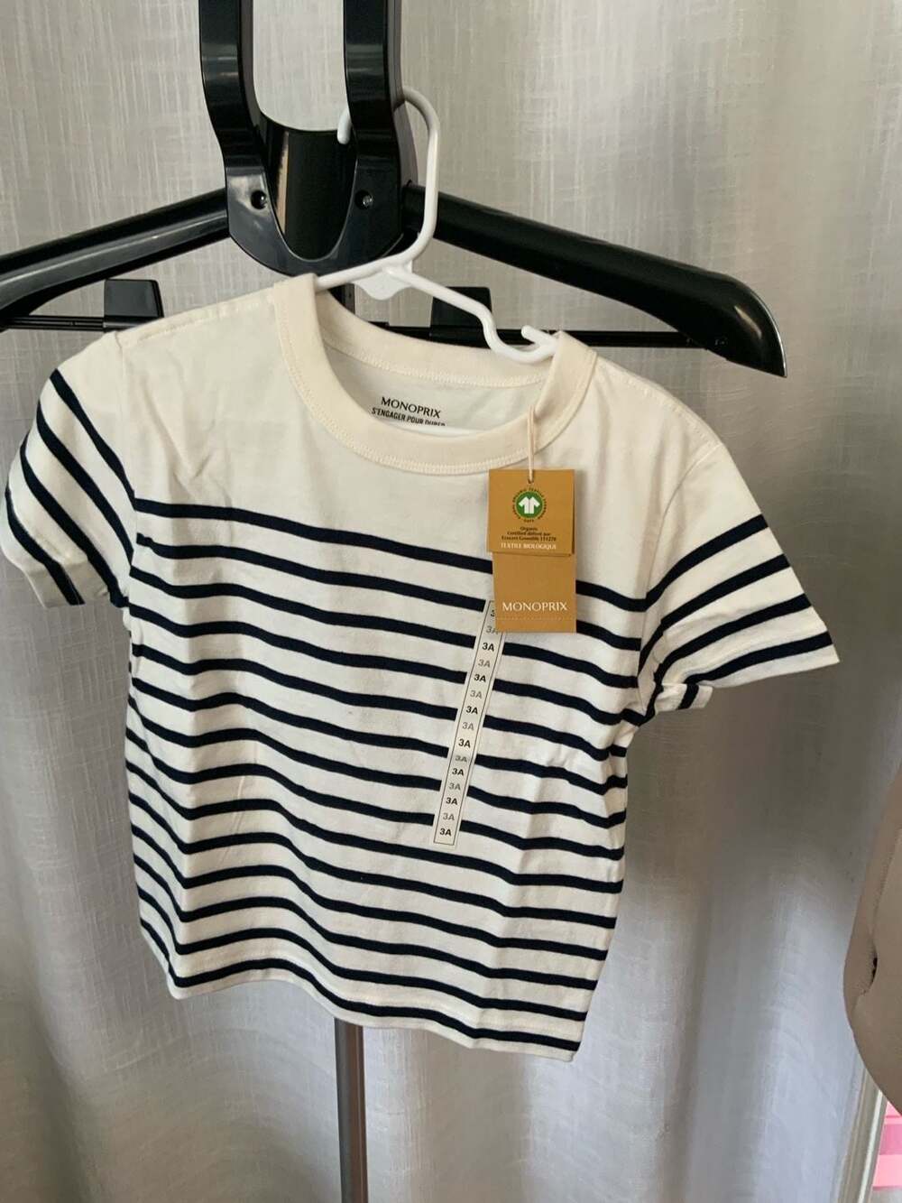Monoprix Striped T-Shirt Boys Size 3T